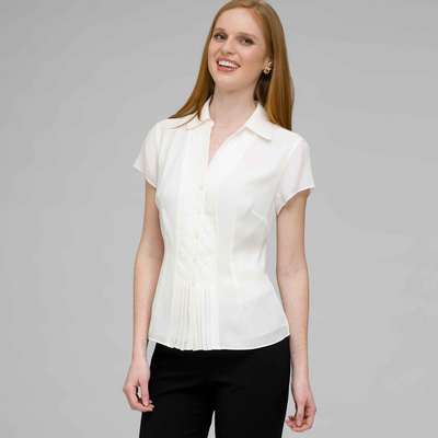 Must Have Washable No-Iron Georgette Blouse