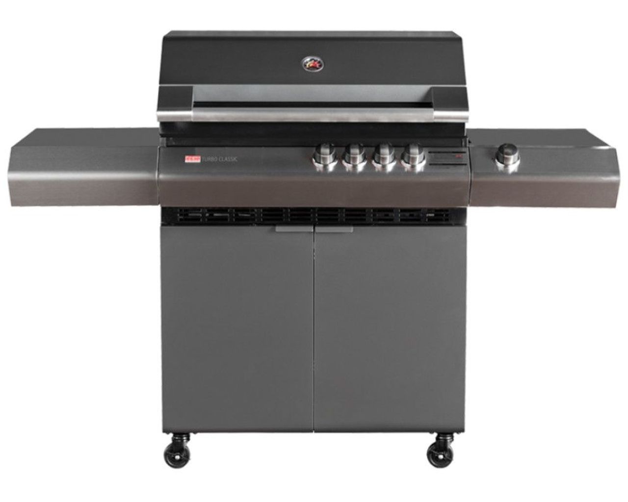 Ziegler & Brown Turbo Classic 4 Burner on Side Burner Cart, , hi-res image number null