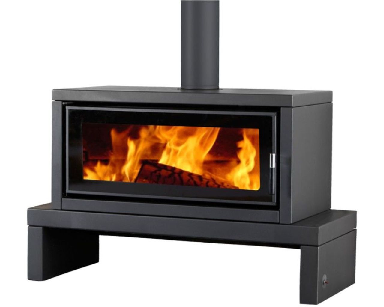 Norseman Aura Freestanding Wood Heater with Bench, , hi-res image number null